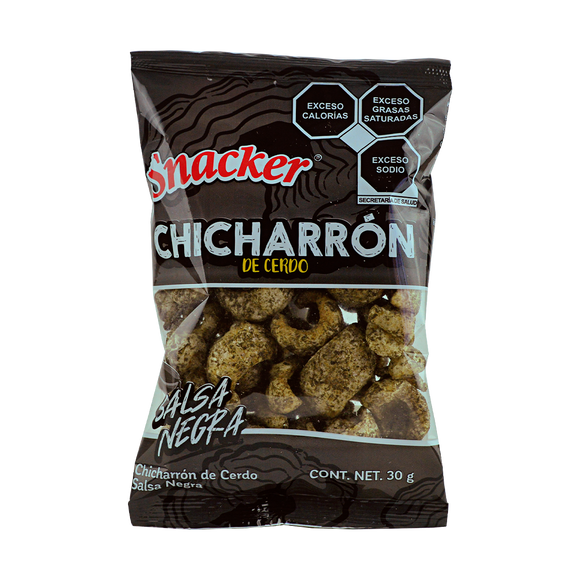 Snacker chicarron cerdo salsa negra 30GR