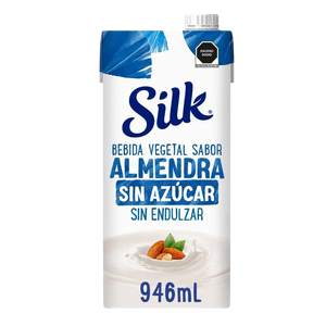 Leche de almendra sin azúcar Silk 1 Lt