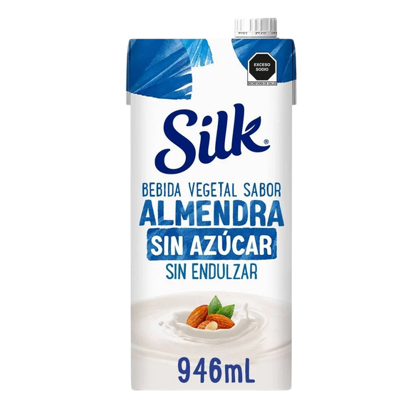 Leche de almendra sin azúcar Silk 1 Lt