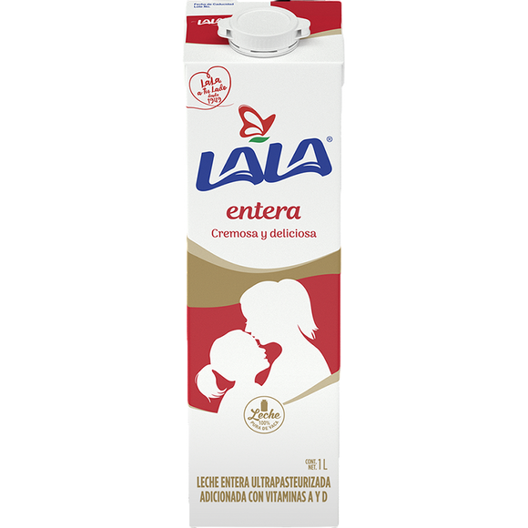 LECHE ENTERA LALA 1LT