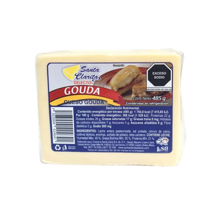 Queso gouda mexicano Santa Clarita Selecto 485 gramos