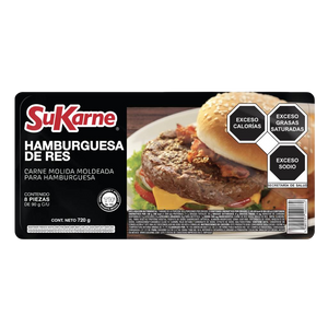 CARNE P/HAMBURGUESA DE RES SUKARNE