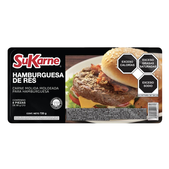 CARNE P/HAMBURGUESA DE RES SUKARNE