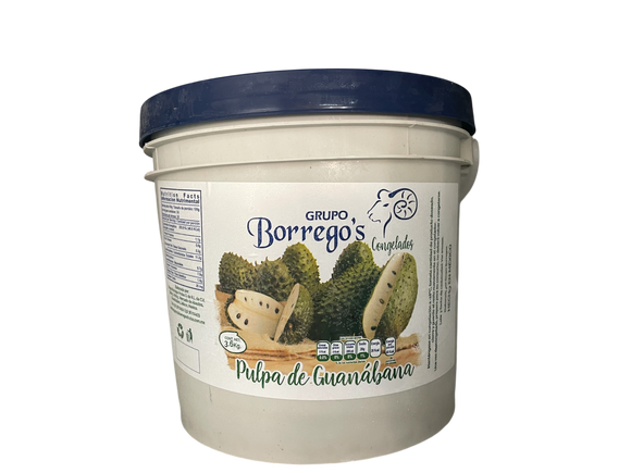 GUANABANA PULPA CUBETA 3.6 KG