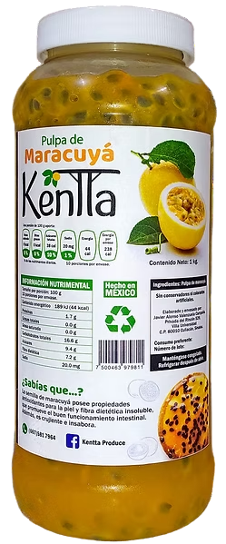 Maracuya pulpa Kent 1 litro