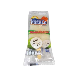 PALETA DE GUANABANA/LECHE HELADOS DEL PUEBLO 110 GR