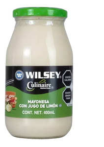 MAYONESA C/JUGO DE LIMON WILSEY 400 ML