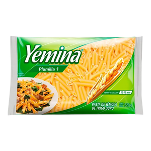 PASTA PLUMILLA 1 YEMINA 200 GR