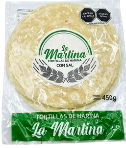 Tortillas de harina La Martina sal (10 piezas)