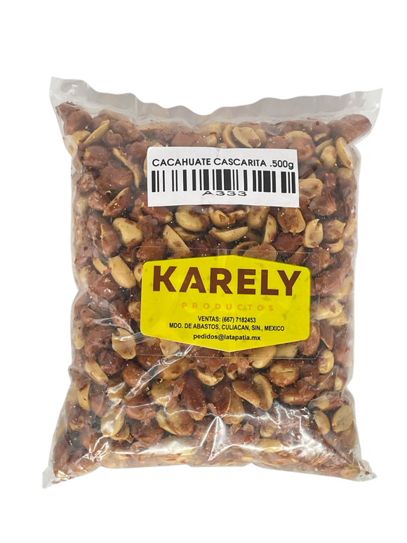 Cacahuate Cascarita Karely 500 Gramos