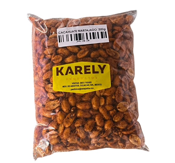 Cacahuate Martajado Karely 500 Gramos