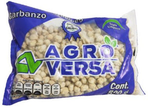 Garbanzo empacado agroversa 500g
