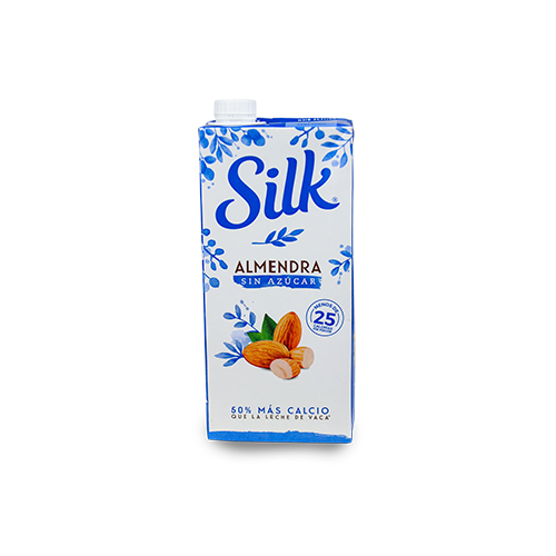Leche de almendra sin azúcar Silk 1 Lt