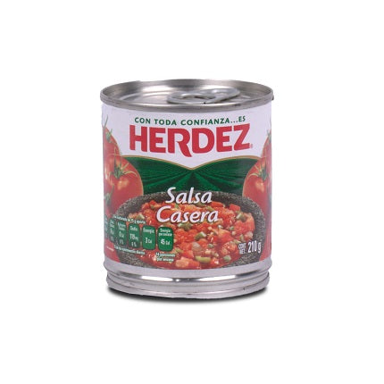 Salsa casera Herdez lata 210 gramos